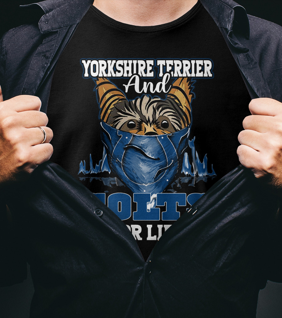 Yorkshire Terrier And Colts For Life T-Shirt