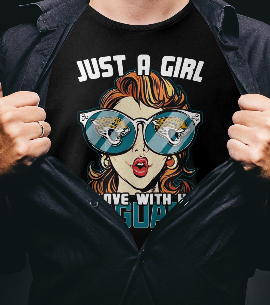 Just A Girl In Love With Her Jacksonville Jaguars T-Shirt