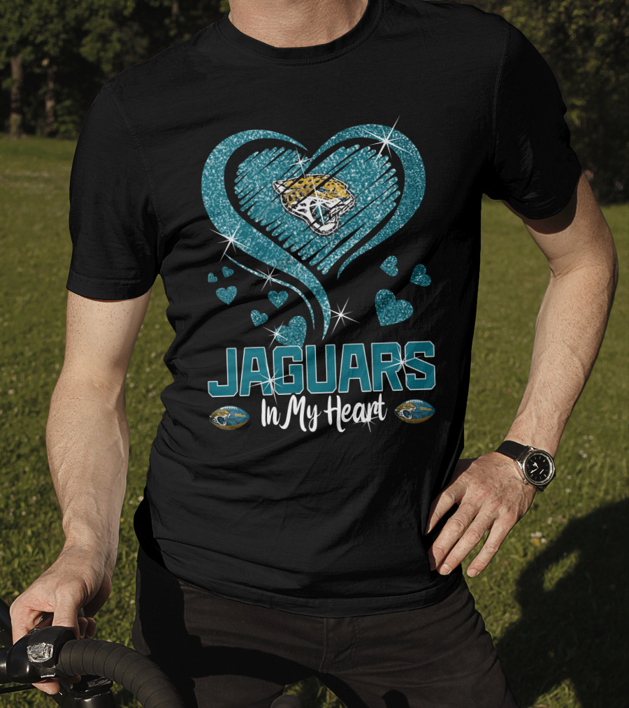 Jaguars In My Heart Jacksonville T-Shirt