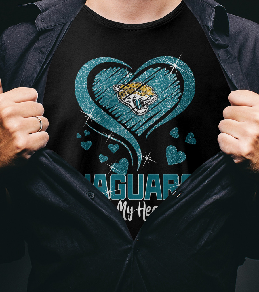Jaguars In My Heart Jacksonville T-Shirt