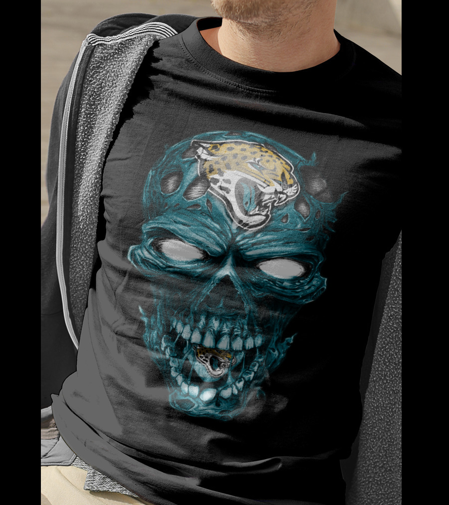 Skull Jacksonville Jaguars T-Shirt