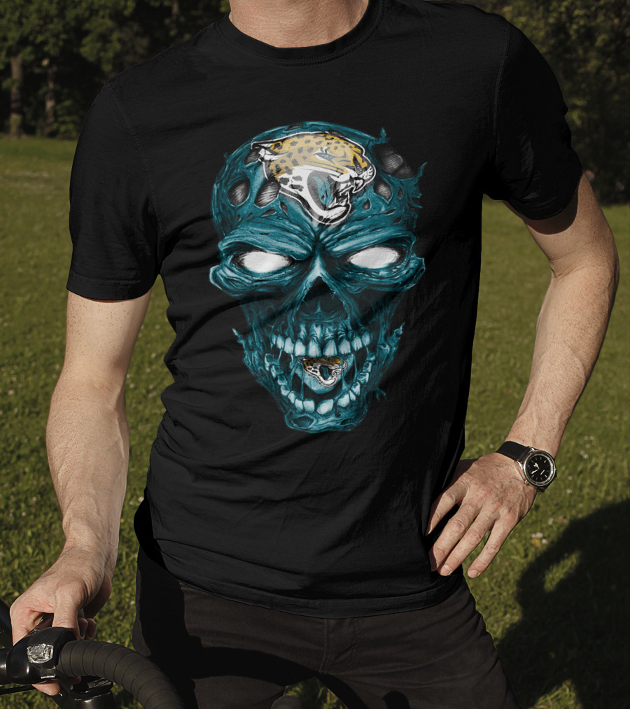Skull Jacksonville Jaguars T-Shirt