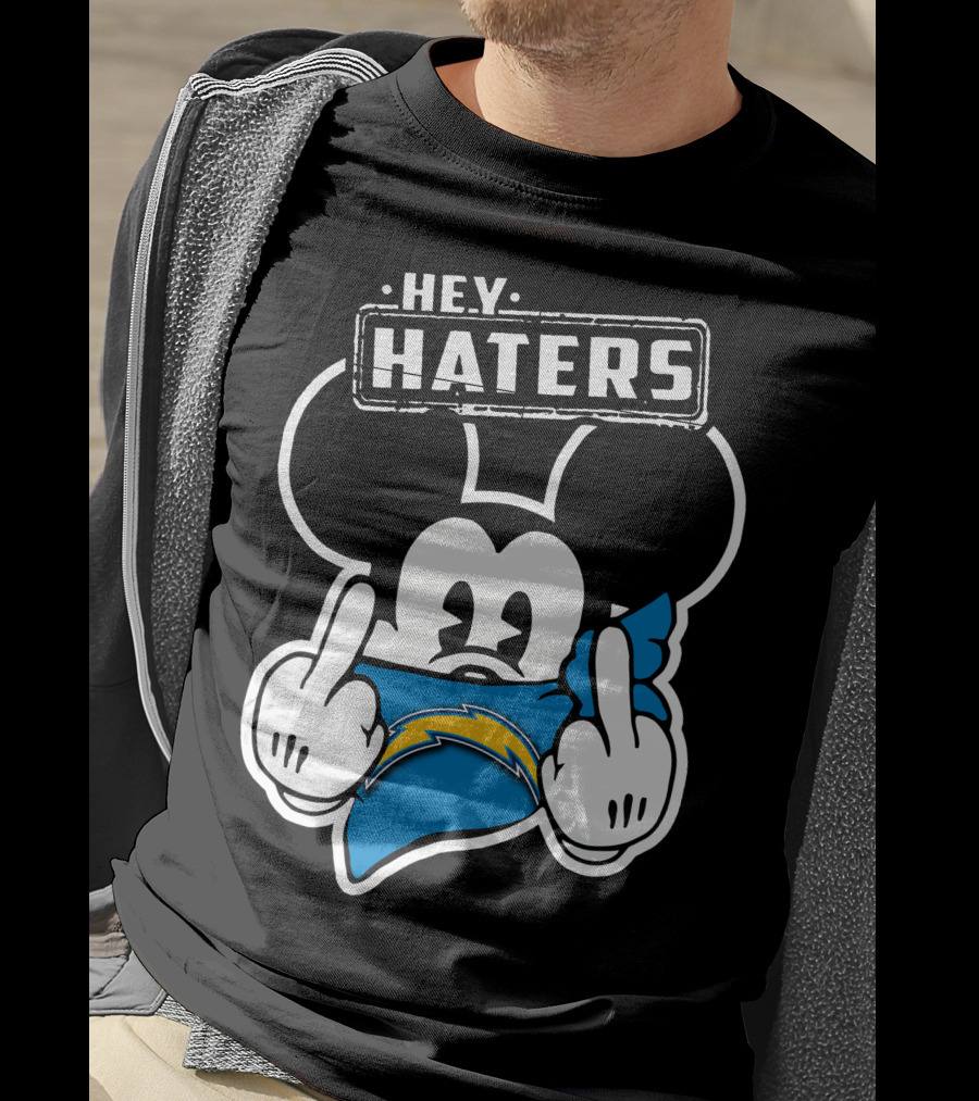 Hey Haters Mick Los Angeles Chargers T-Shirt