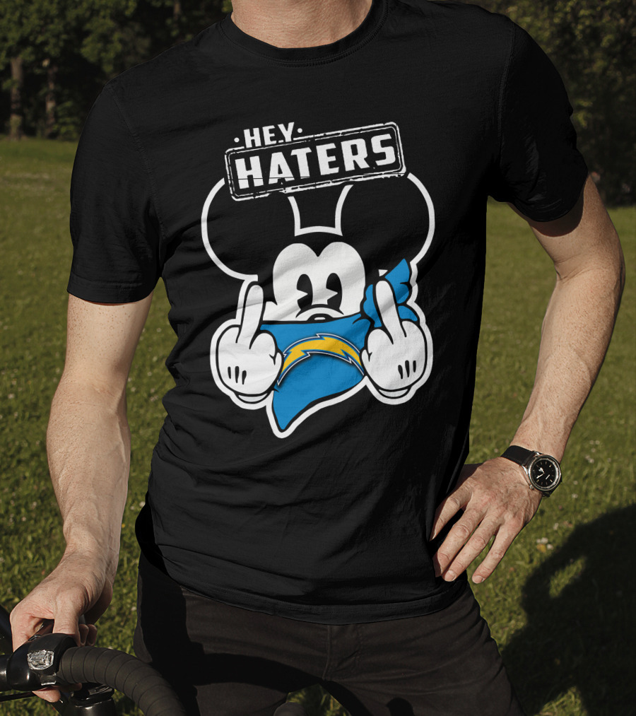 Hey Haters Mick Los Angeles Chargers T-Shirt