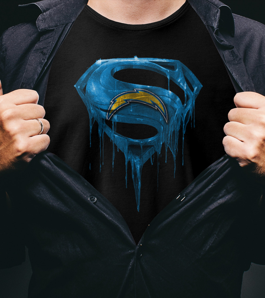 Los Angeles Chargers Superman Ice T-Shirt