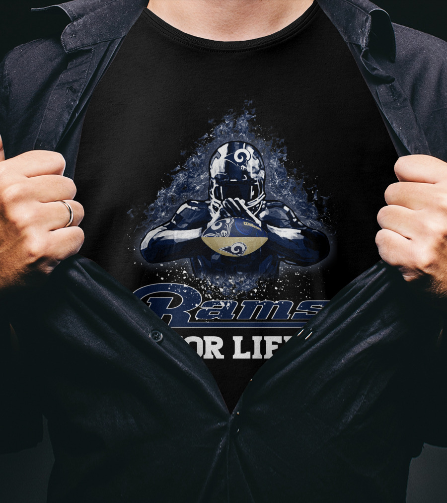 Rams For Life Los Angeles Rams Football Player T-Shirt
