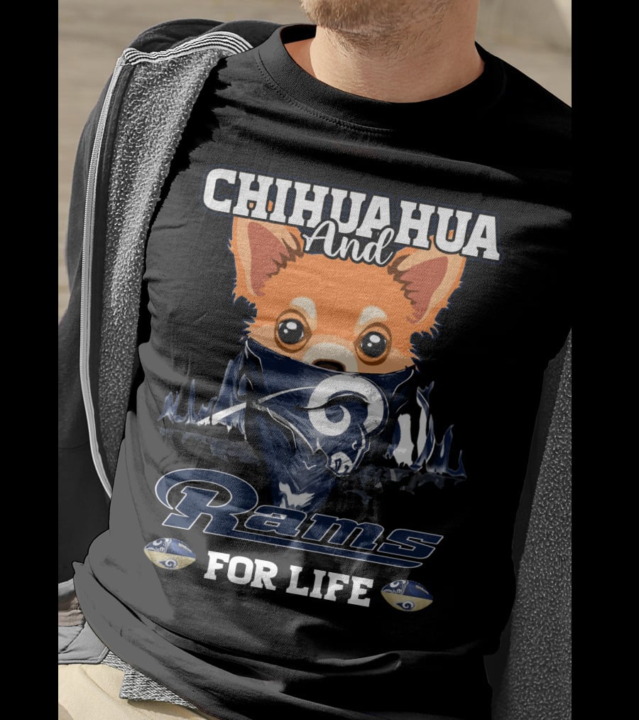 Chihuahua And Rams For Life T-Shirt
