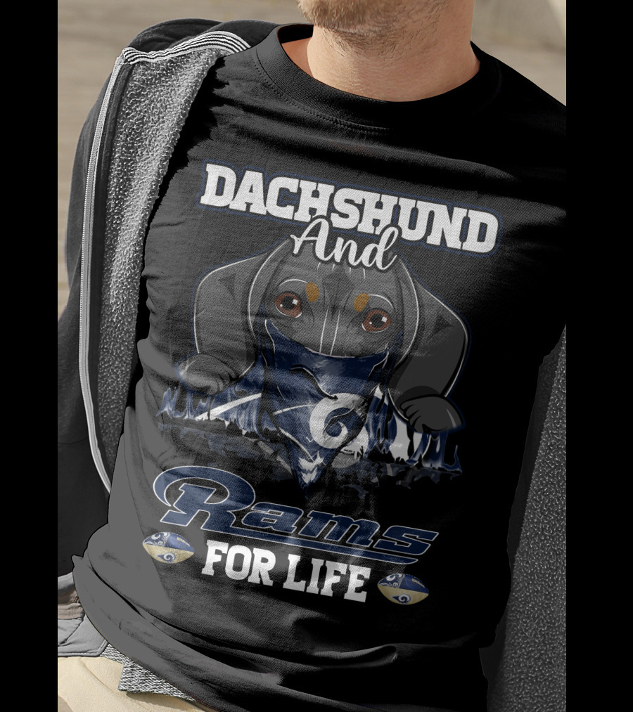 Dachshund And Rams For Life T-Shirt