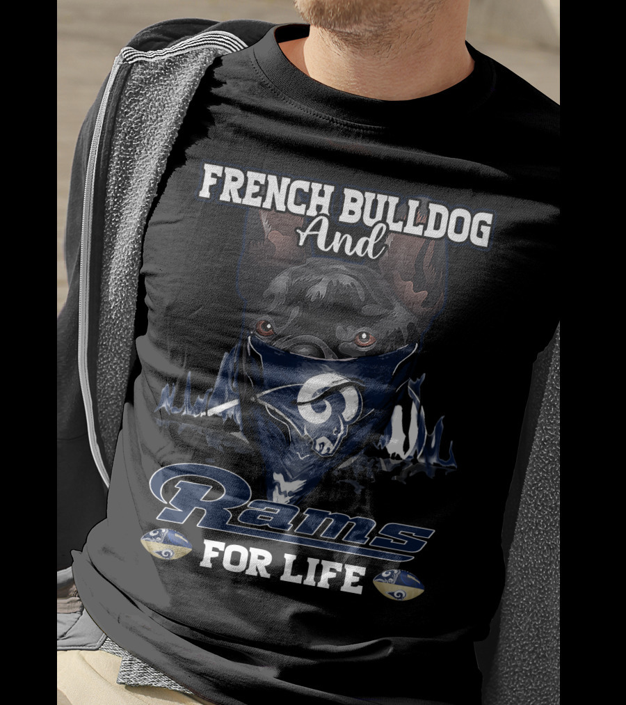 French Bulldog And Rams For Life T-Shirt