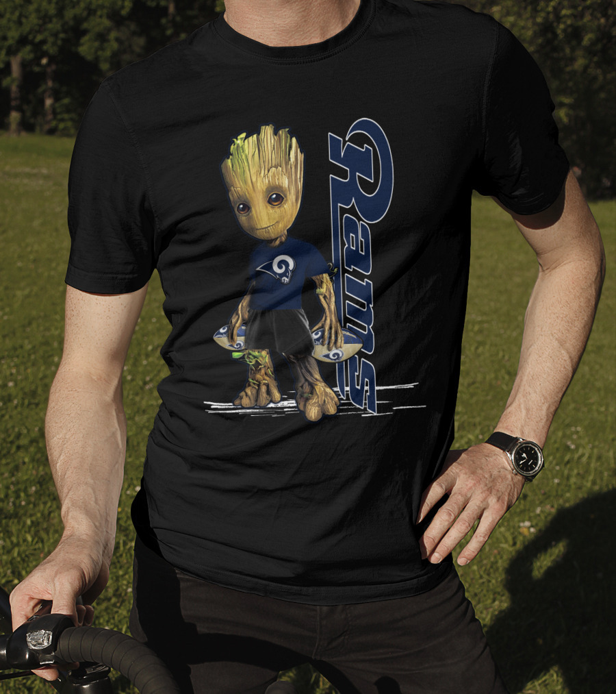 Groot Rams Los Angeles Football Fan T-Shirt