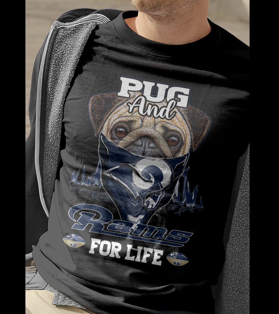 Pug And Rams For Life T-Shirt
