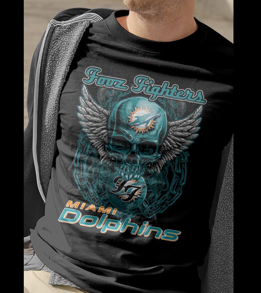 Foo Fighters Miami Dolphins T-Shirt