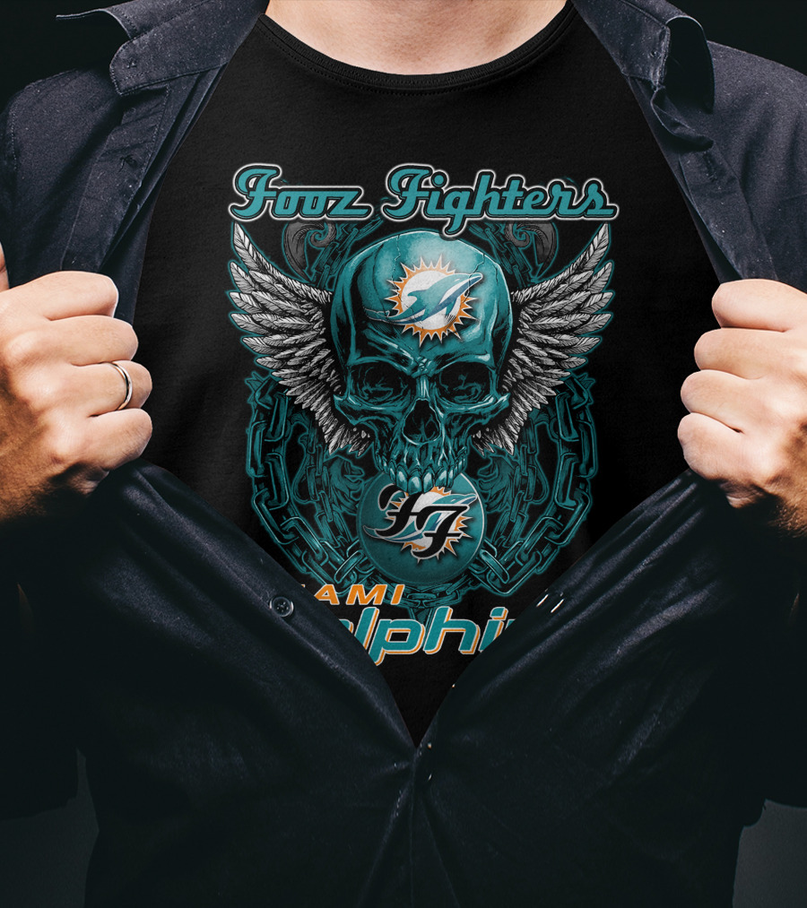 Foo Fighters Miami Dolphins T-Shirt