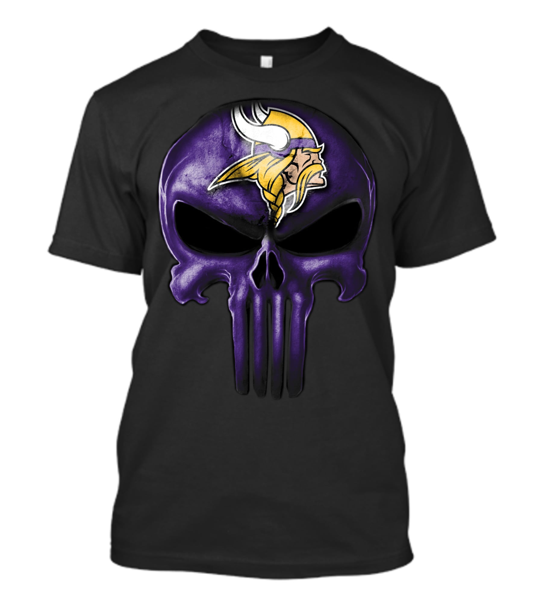 Skull Minnesota Vikings T-Shirt