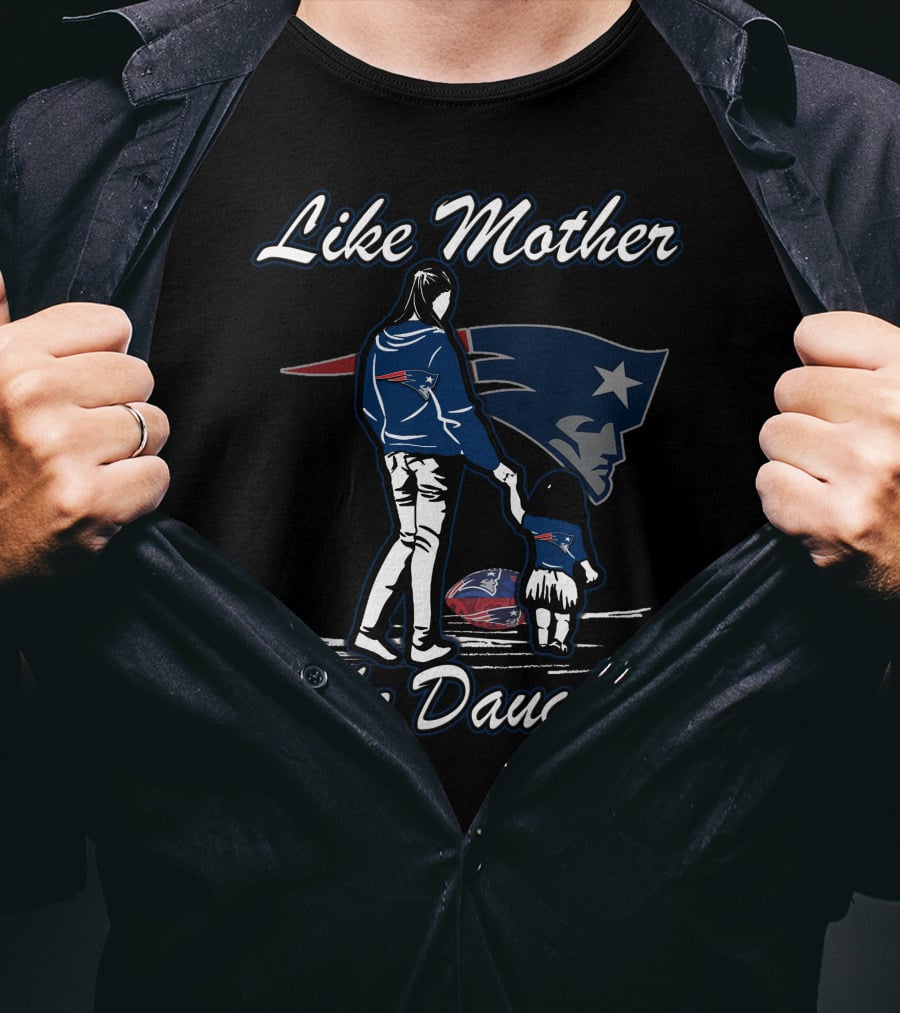 Like Mother Like Daughter New England Patriots Bow And Arrow Patriots T-Shirt
