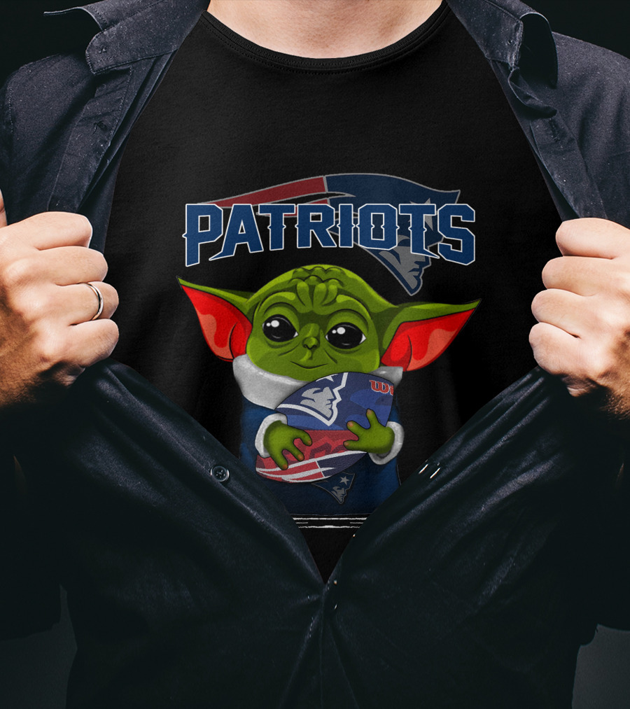 Yoda New England Patriots Football Character T-Shirt