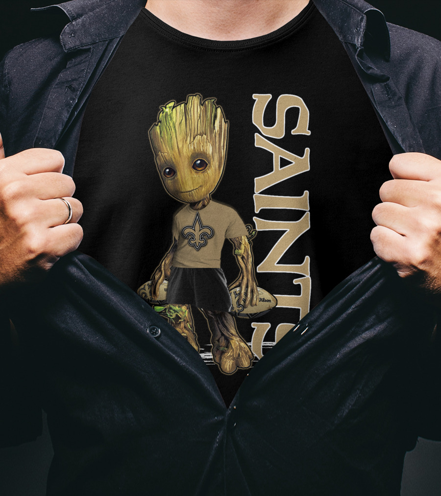 Groot Saints New Orleans Football T-Shirt