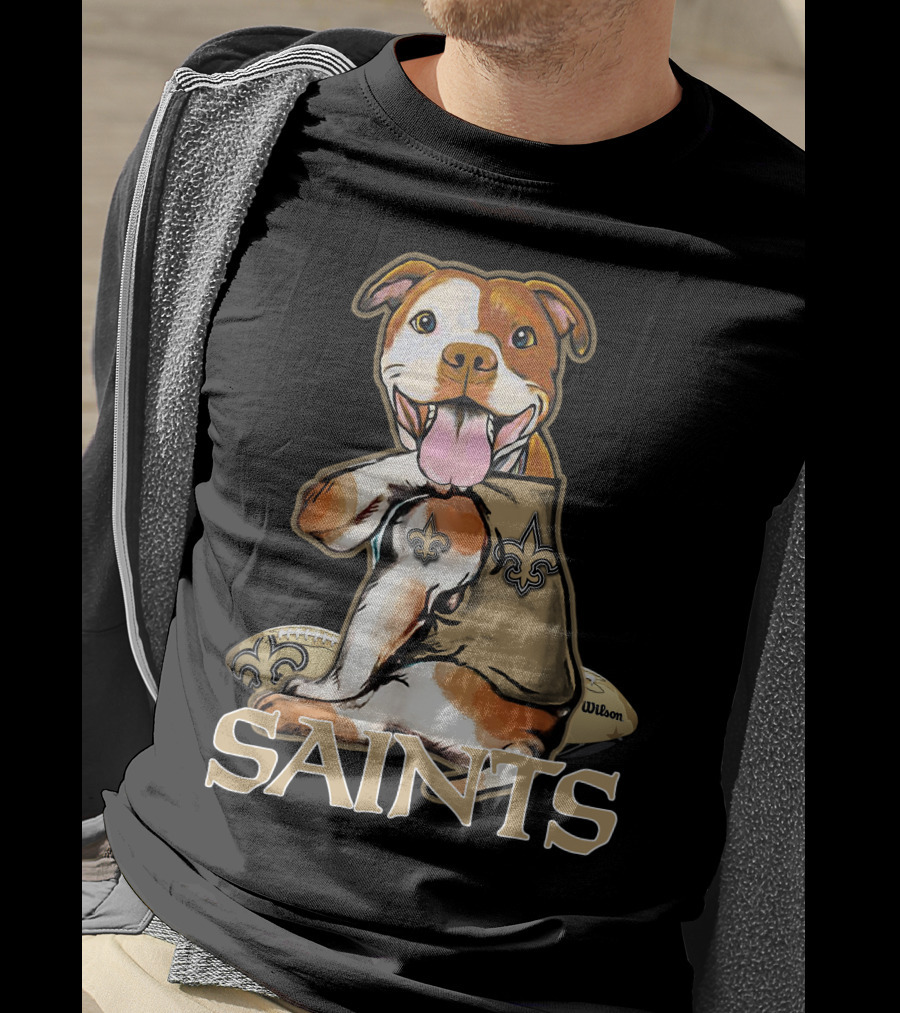 Pittbull Wilson Fleur-de-Lis Saints T-Shirt