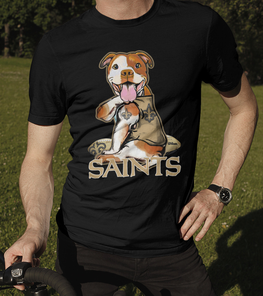 Pittbull Wilson Fleur-de-Lis Saints T-Shirt