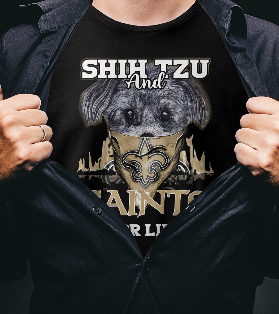 Shih Tzu And Saints For Life T-Shirt