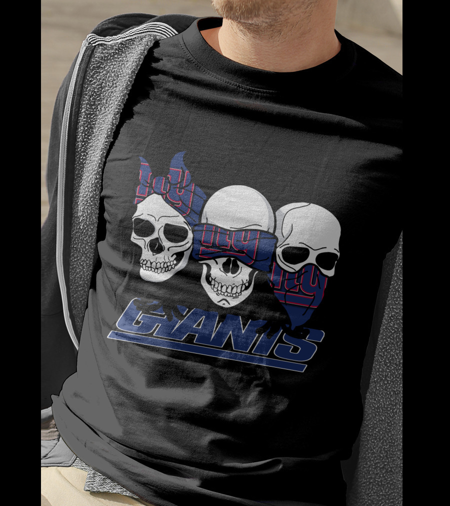 3 Skull Giants New York T-Shirt