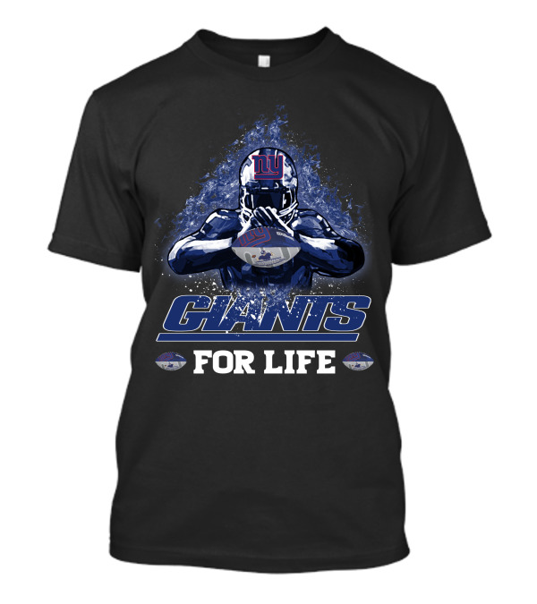 New York Giants NFL Football Fan For Life Players Helmet T-Shirt