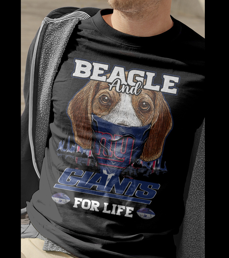 Beagle And Giants For Life T-Shirt