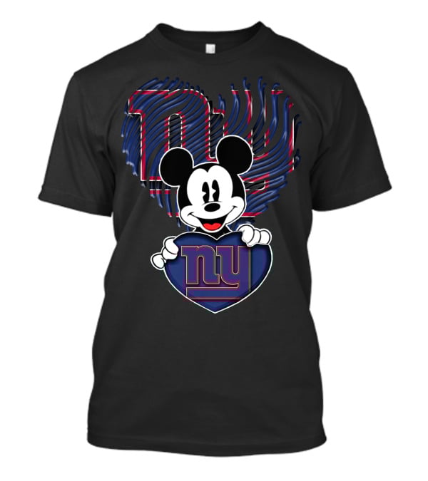 Mick NY Giants Heart T-Shirt