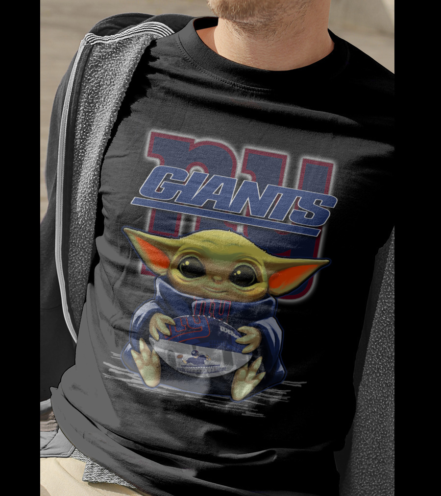 Yoda Giants NFL New York Football Fan Merchandise T-Shirt