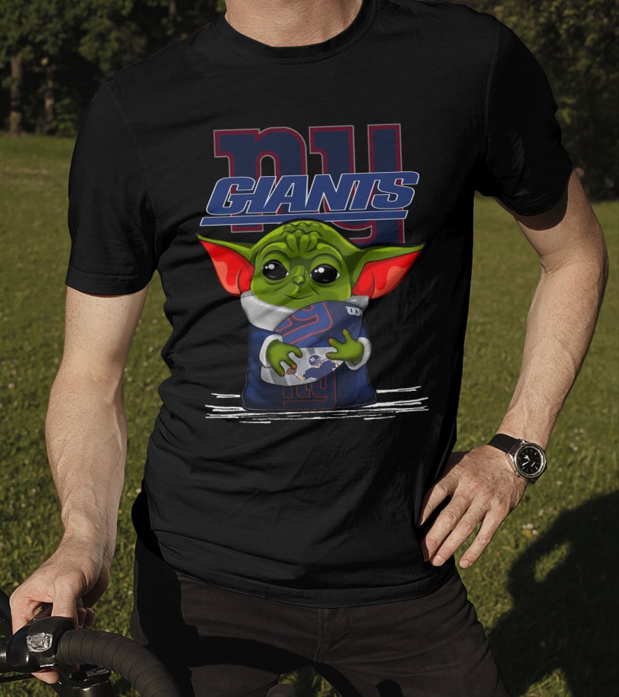 Yoda V3 New York Giants Football Character T-Shirt