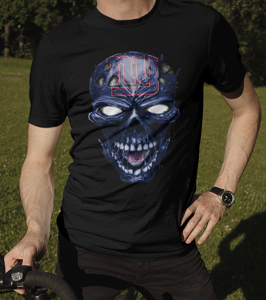 Skull V2 New York Giants NY T-Shirt