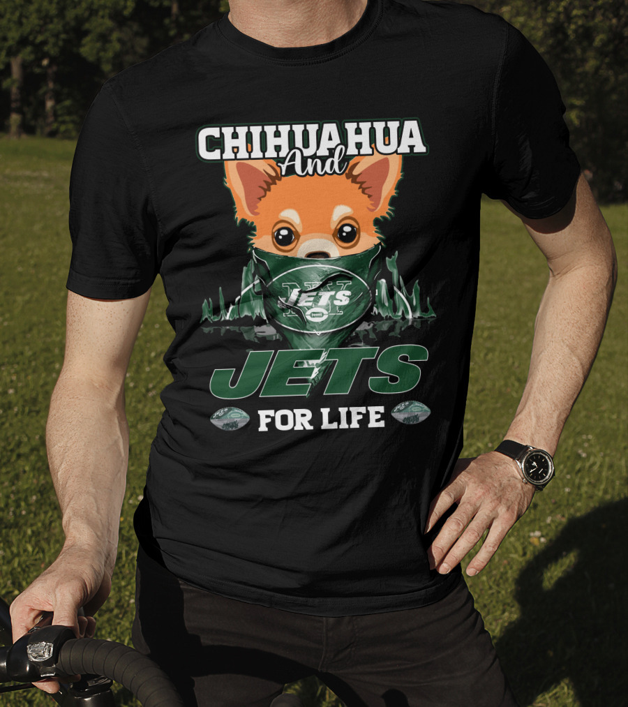 Chihuahua And Jets For Life New York T-Shirt