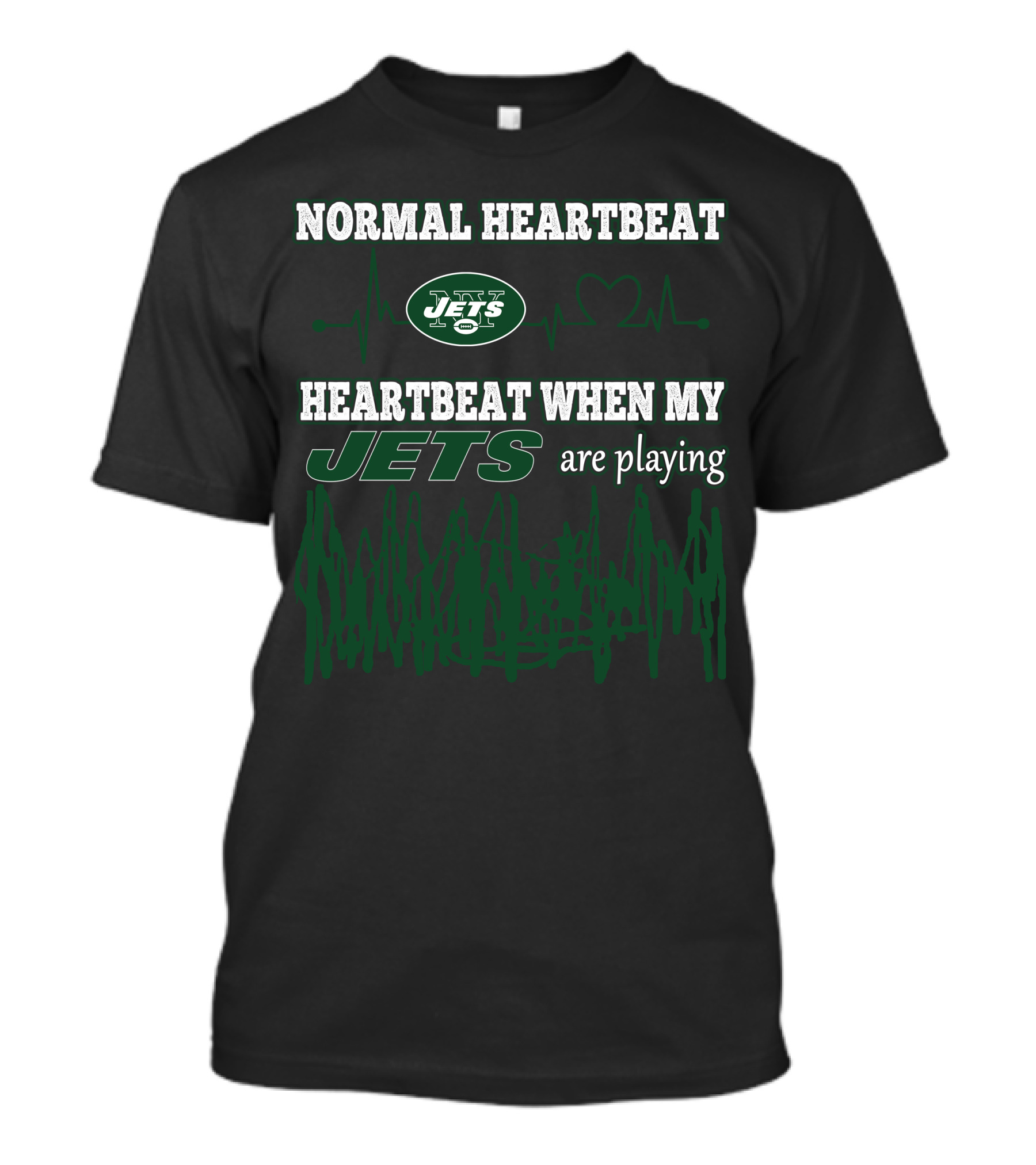 Normal Heartbeat Jets Heartbeat When My Jets Are Playing T-Shirt