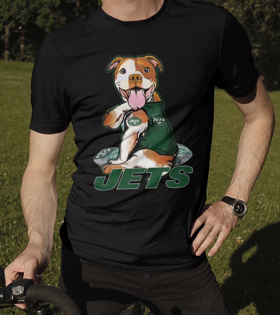 Pittbull Jets Football Fan New York T-Shirt