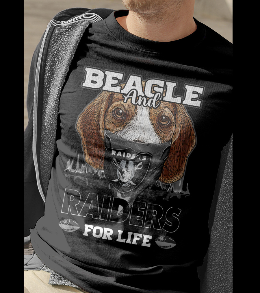 Beagle And Raiders For Life T-Shirt