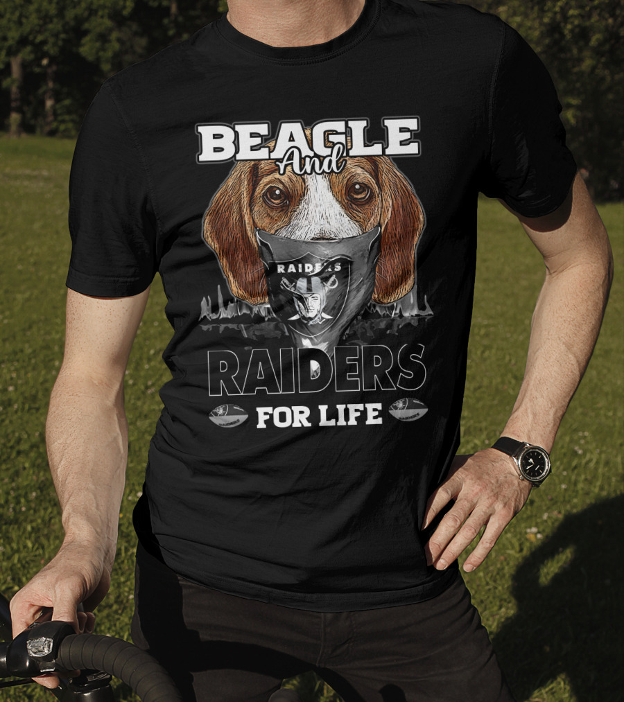 Beagle And Raiders For Life T-Shirt