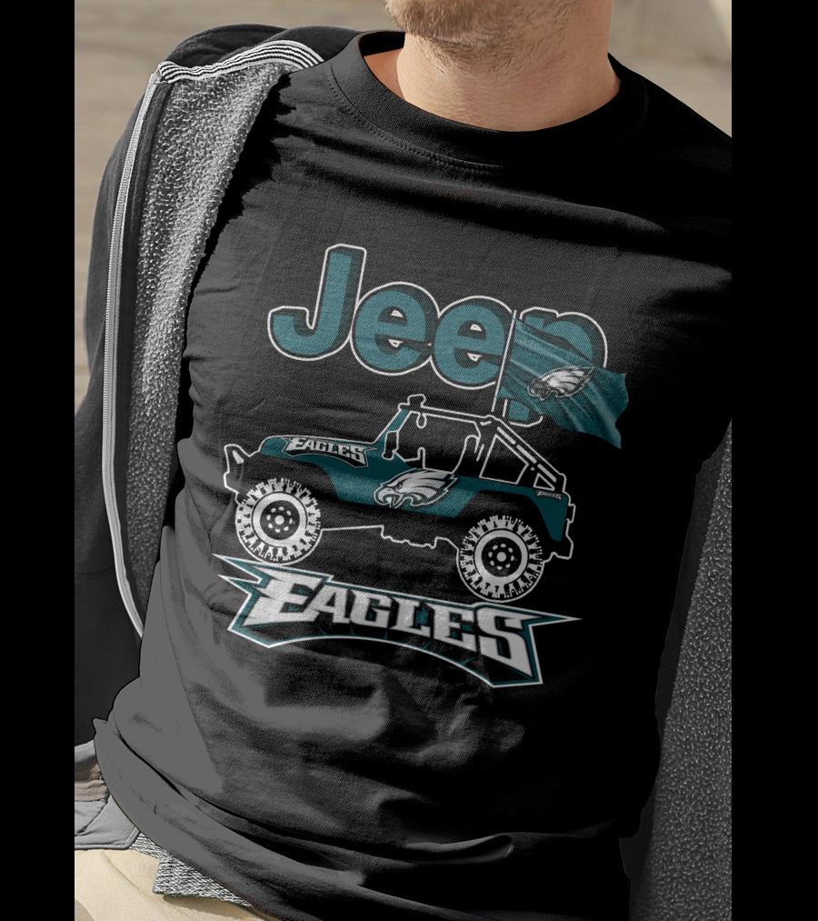 Jeep Eagles Philadelphia Team Fan T-Shirt