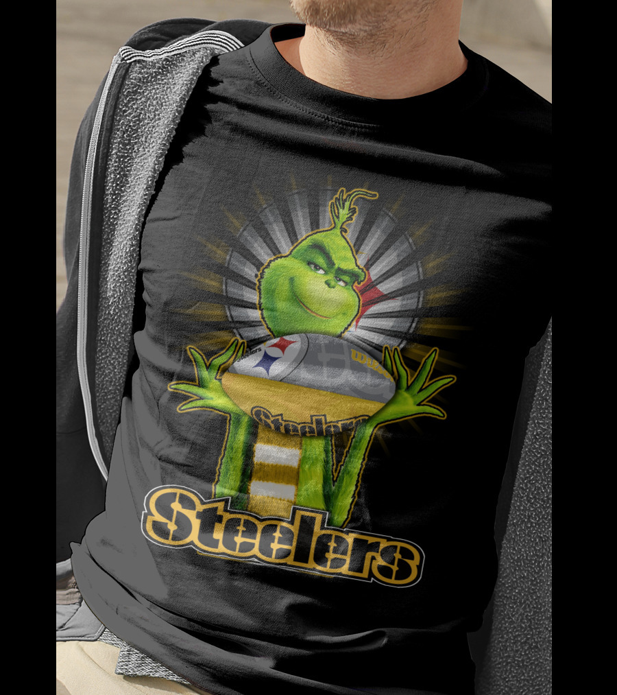 Grinch Steelers Football Fan T-Shirt