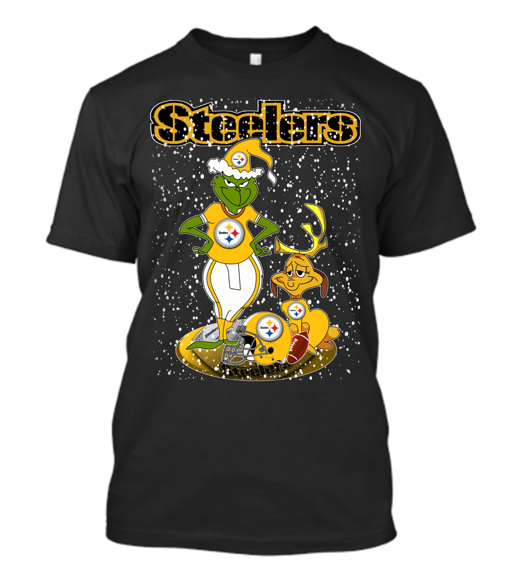 Steelers Grinchxmas Christmas Football T-Shirt