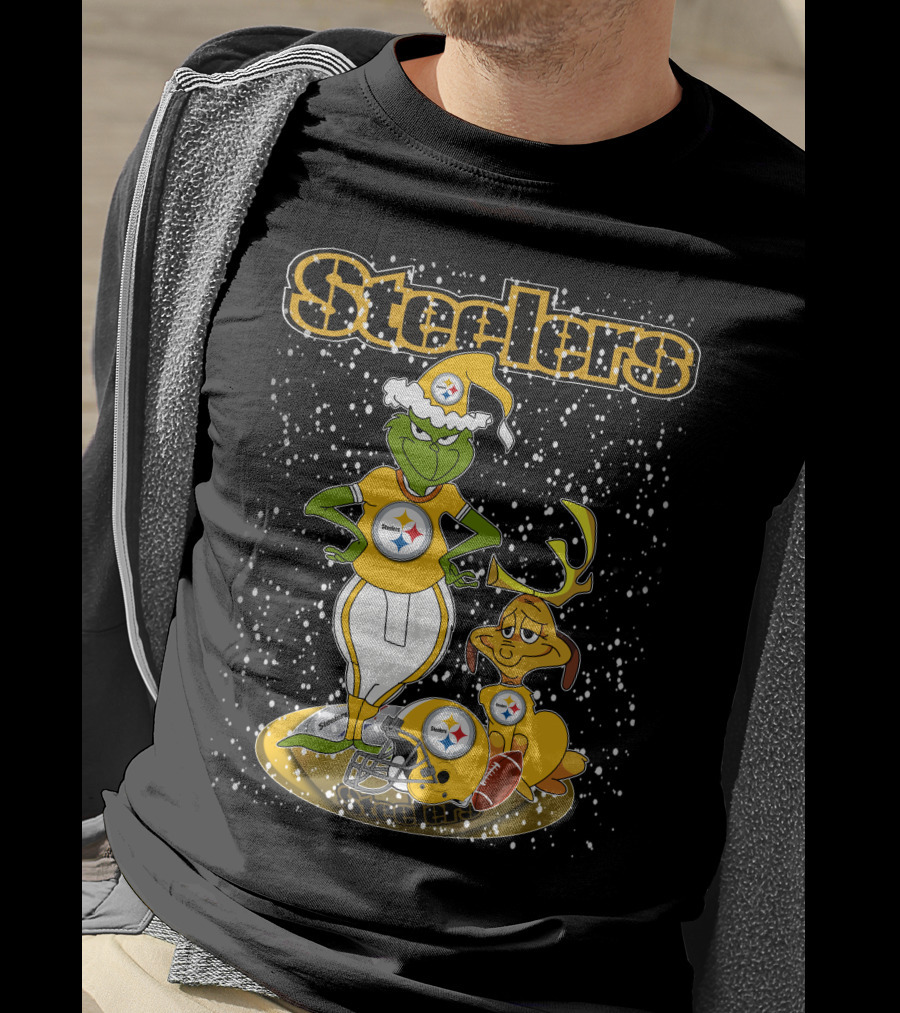 Steelers Grinchxmas Christmas Football T-Shirt