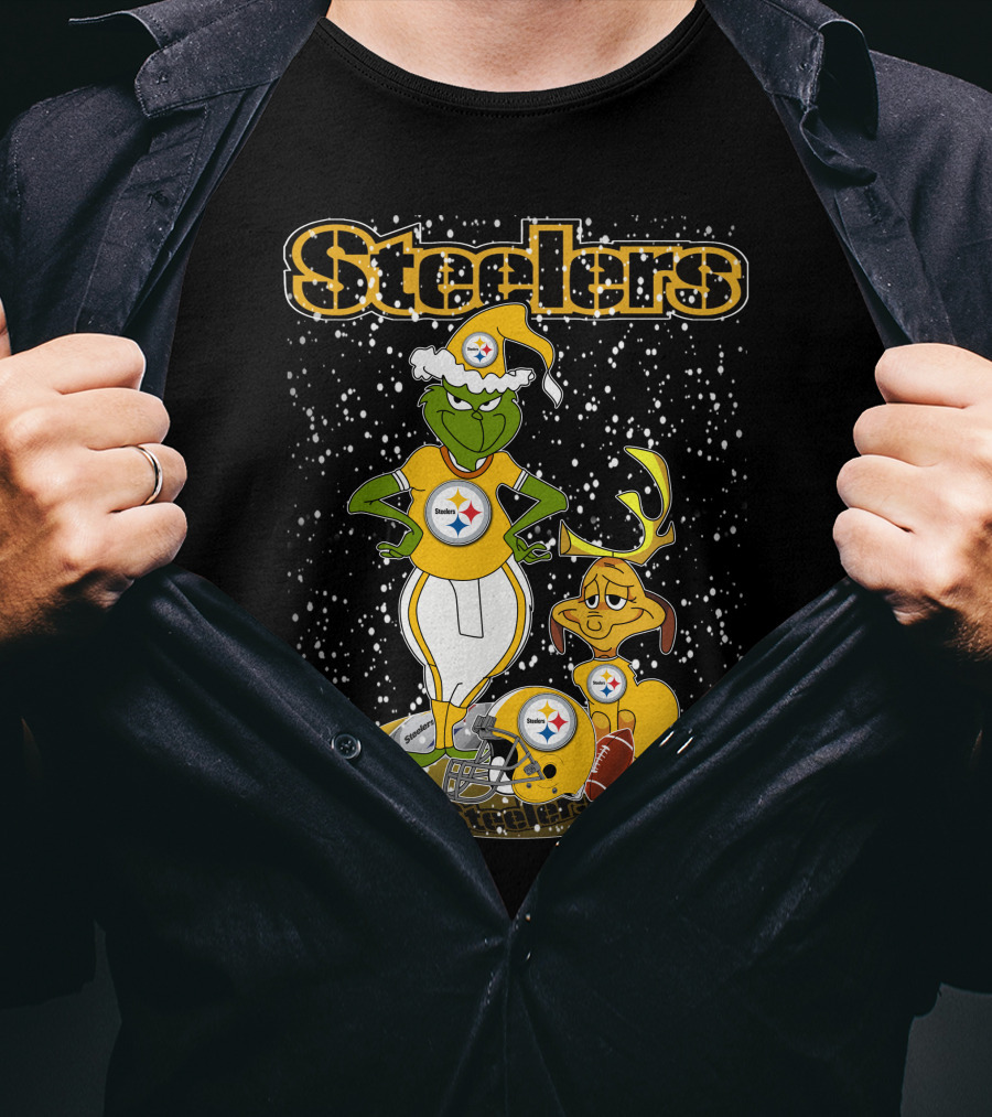 Steelers Grinchxmas Christmas Football T-Shirt