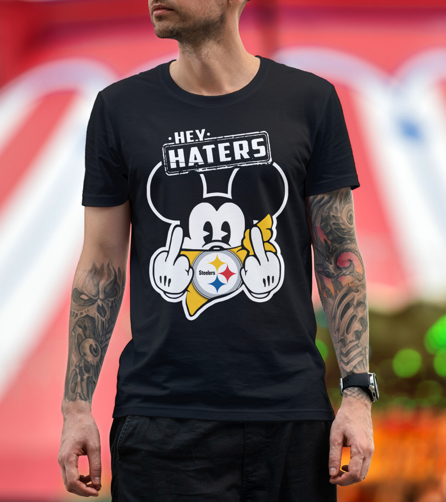 Hey Haters Mick V2 Pittsburgh Steelers T-Shirt