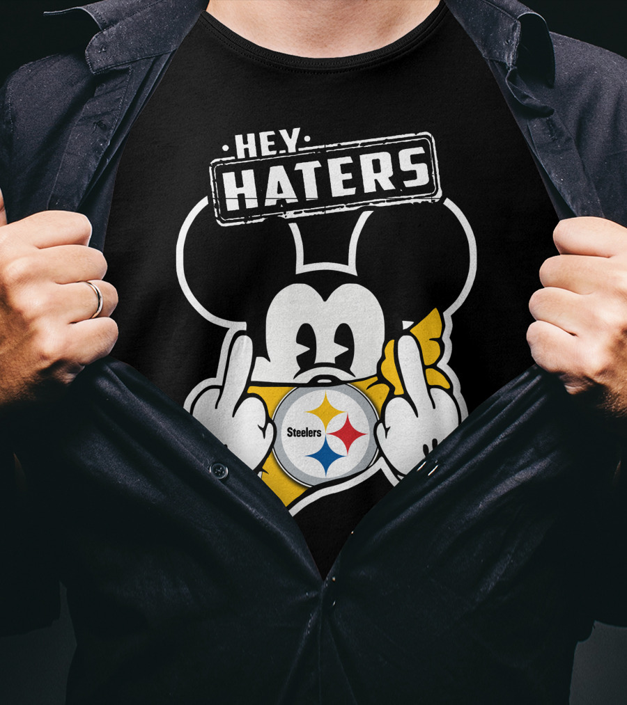 Hey Haters Mick V2 Pittsburgh Steelers T-Shirt
