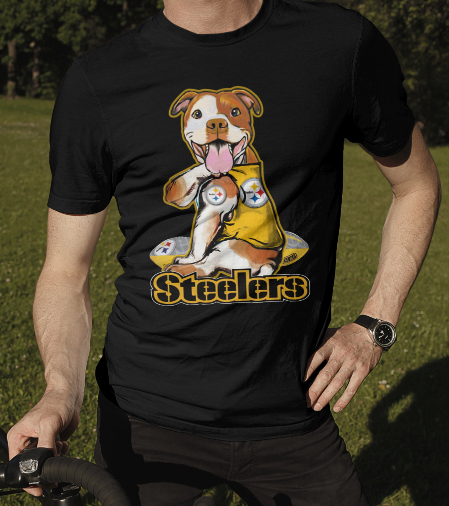 Steelers Pittbull Football Fan Appreciation T-Shirt