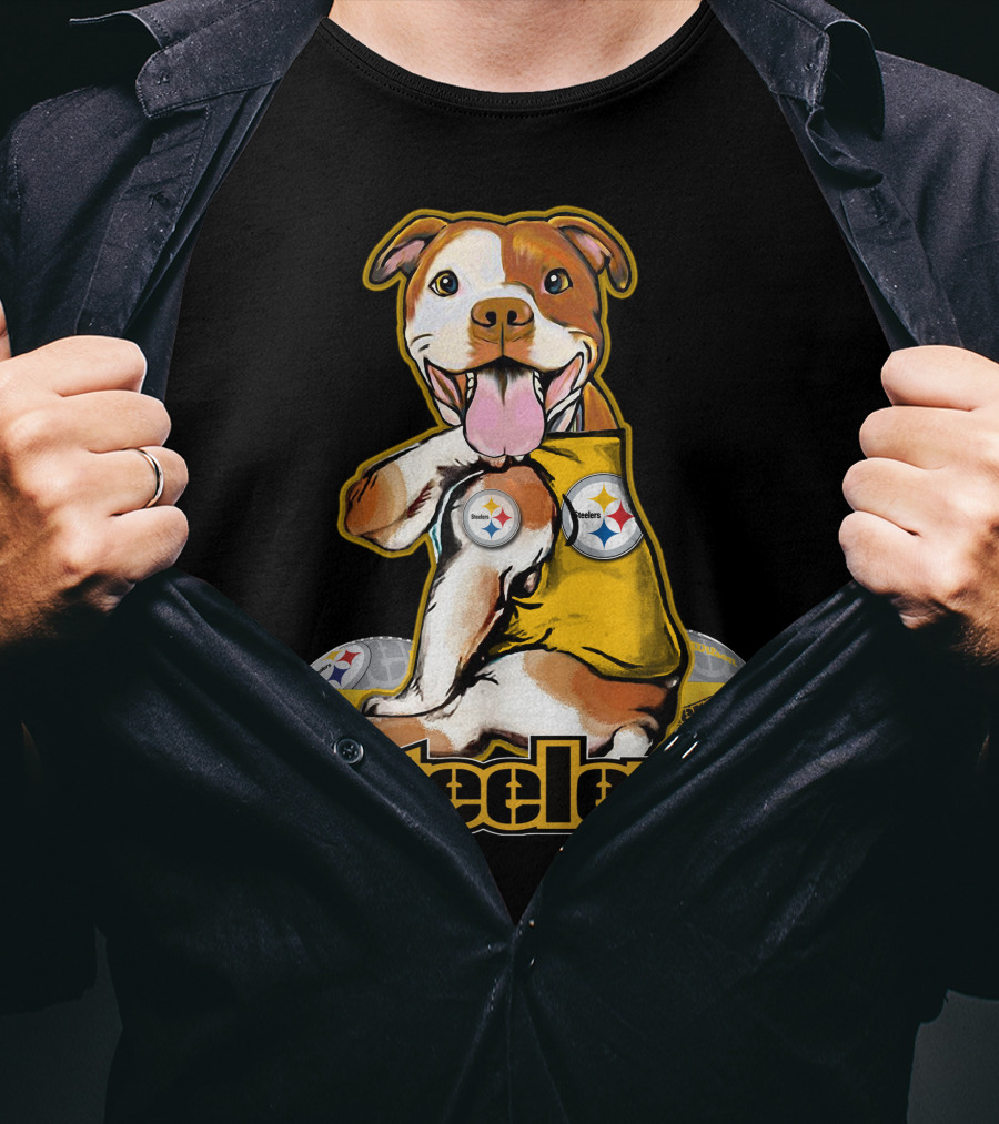 Steelers Pittbull Football Fan Appreciation T-Shirt