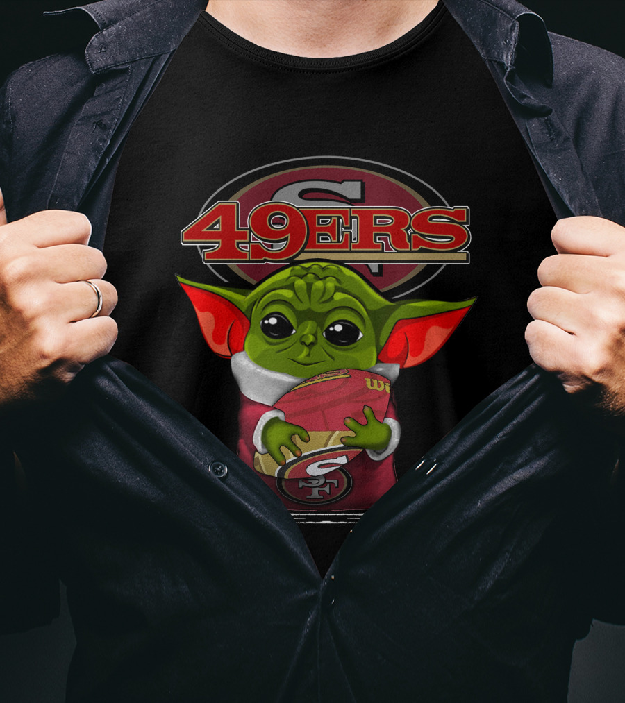 Yoda V3 Baby Alien Football San Francisco 49ers T-Shirt