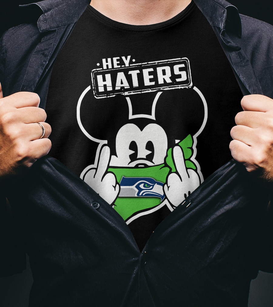 HEY HATERS Mick V2 Seattle Seahawks T-Shirt