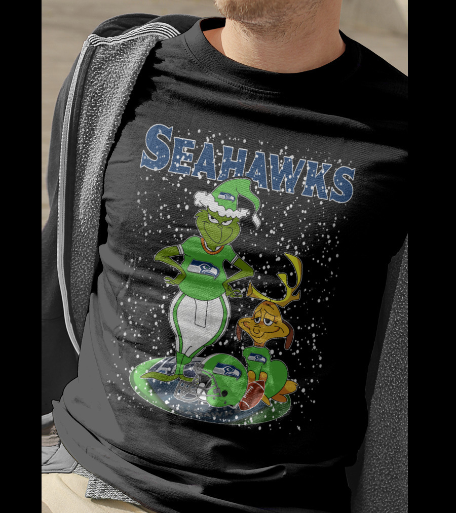 Seahawks Grinchxmas Seattle Seahawks T-Shirt
