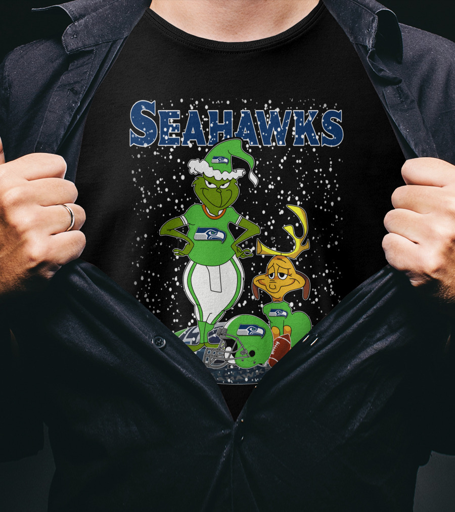 Seahawks Grinchxmas Seattle Seahawks T-Shirt