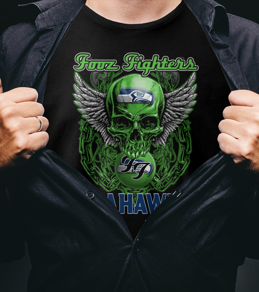 Foo Fighters Seattle Seahawks T-Shirt